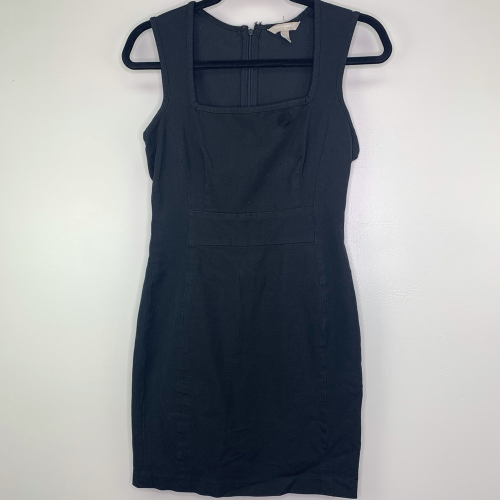 Fitted little black dress